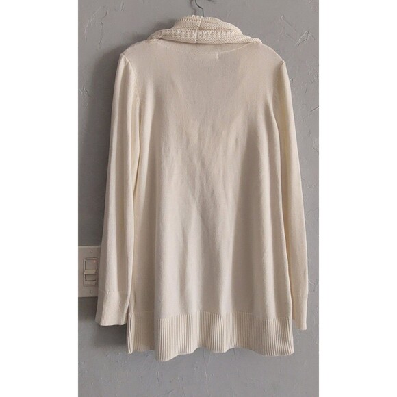 Michael Kors Sweater Women's L,crochet, Cotton, Viscose,Spandex, Comfort,Long Sl - Picture 5 of 7